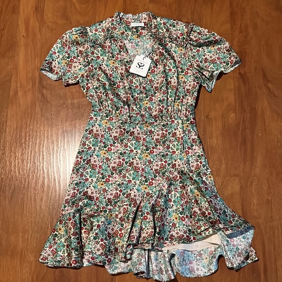 🌸 SANDRO 🌸Fee Floral Ruffle Dress SANDRO - Picture 2 of 16